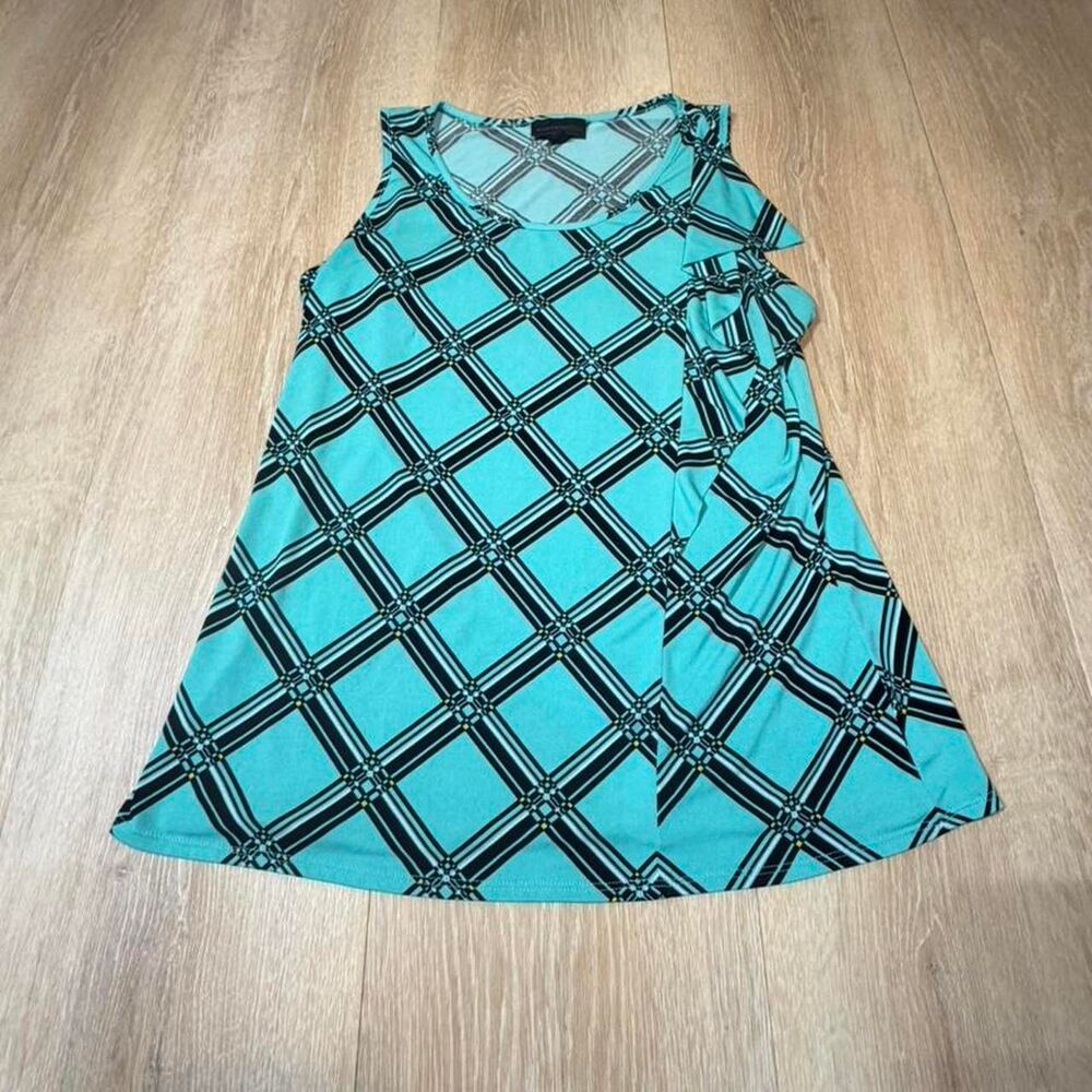 Worthington Women's Blue and Green Dress